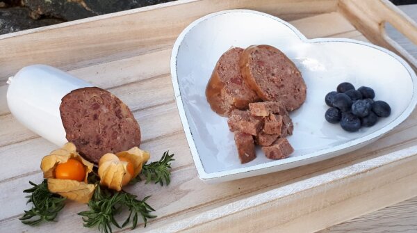 Ziegenwurst - Ziege mit Kartoffeln und Amaranth 800 g