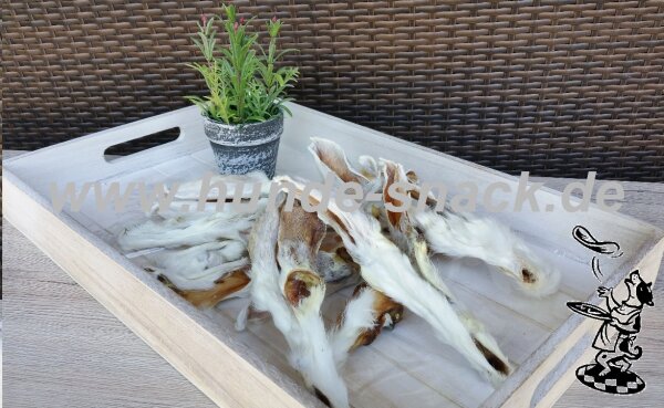 Kaninchen - Ohren mit Fell 2500 g
