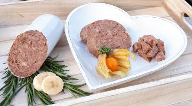 Lammwurst - Lamm mit Kartoffeln und Karotten 5 x 800 gr.